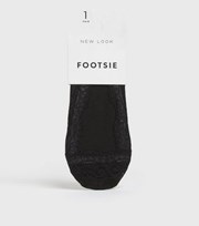 New Look Black Lace Footsie Socks